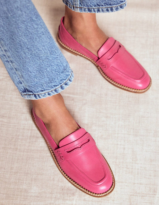 Nya Penny Loafers Pink