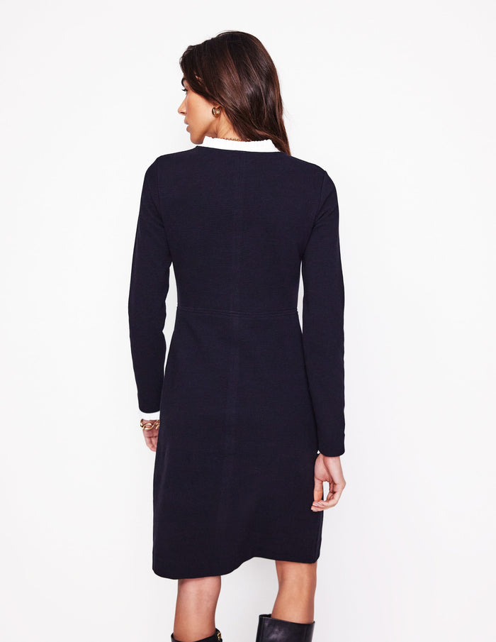Cornelia Ottoman Dress Black