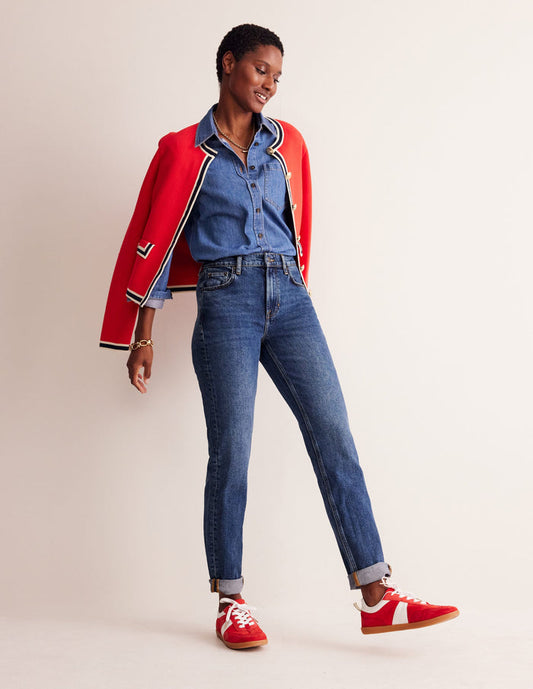 Girlfriend Jeans Mid Vintage