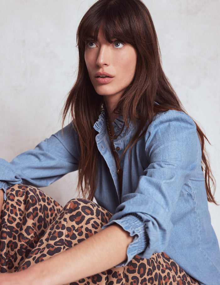 Lorna Denim Top Light Authentic
