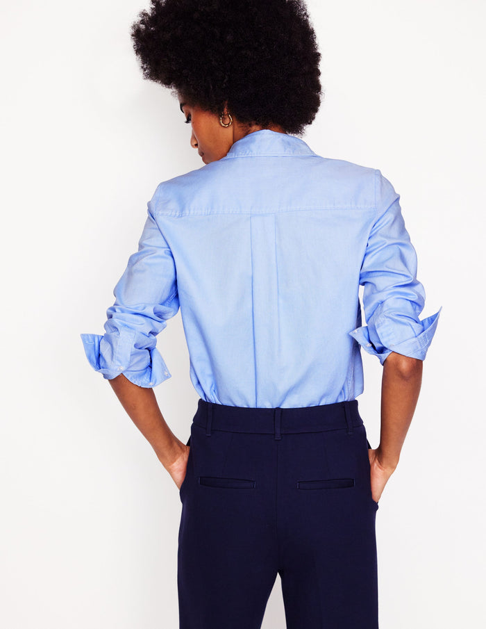 Sienna Cotton Shirt Blue Oxford