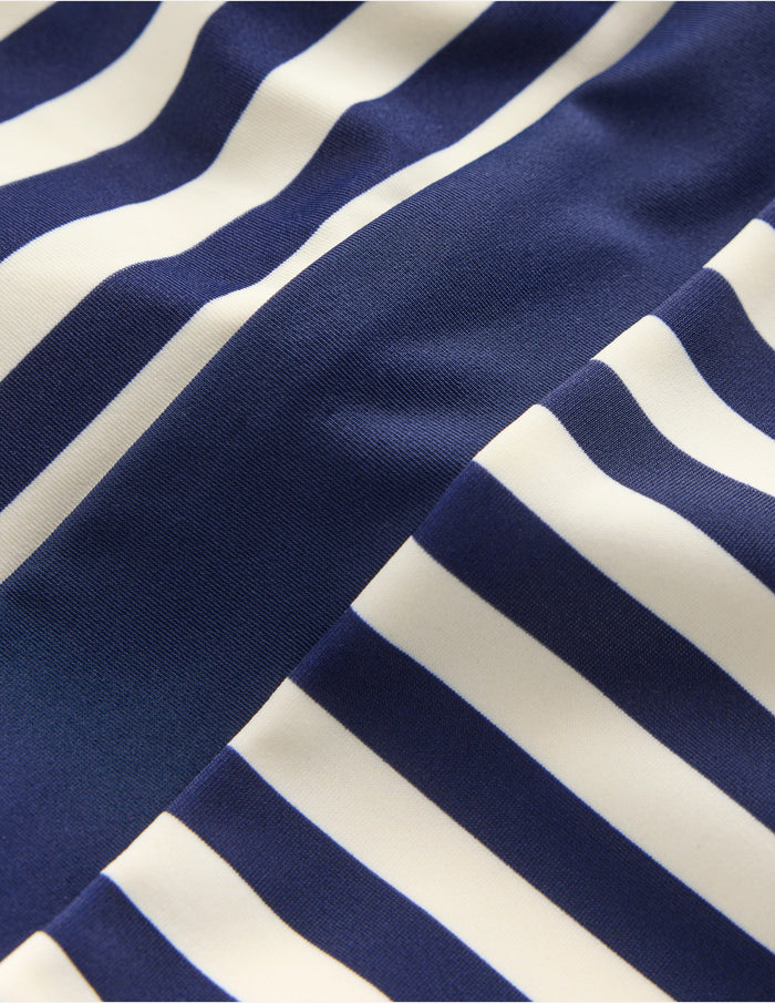 Lefkada Square Neck Swimsuit Navy/Ivory