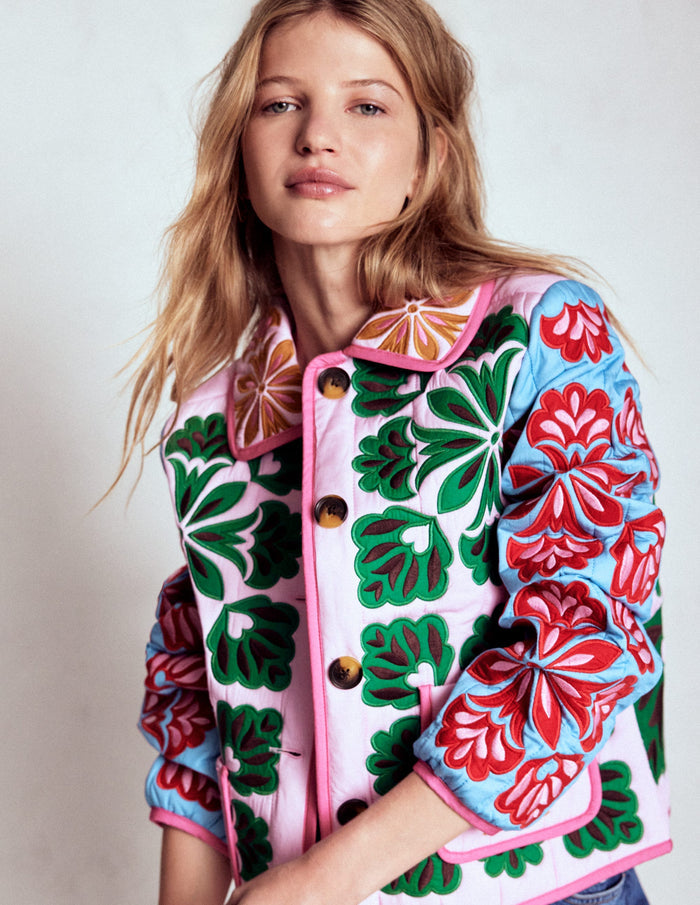 Fitzrovia Embroidered Jacket Multi Applique