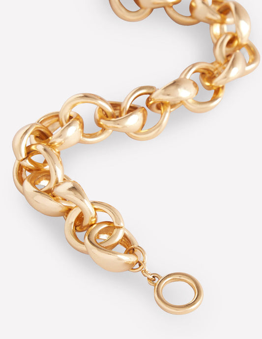 Chunky Chain Necklace Gold Colour