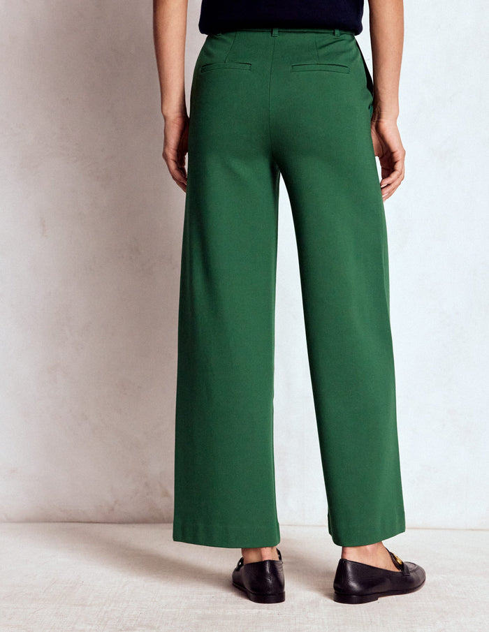 Belgravia Ponte Crop Pants Hunter Green