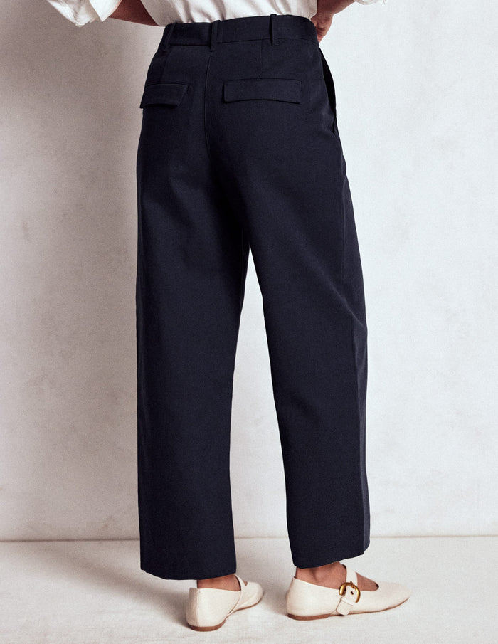 Bloomsbury Cotton Pants NAVY