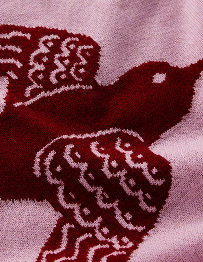 Natasha Novelty Sweater Swooping Swallow