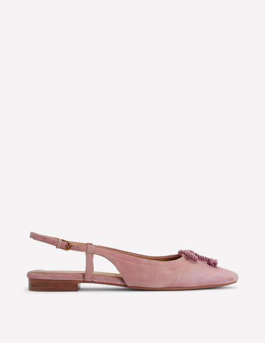 Easy Slingback Flats Blush