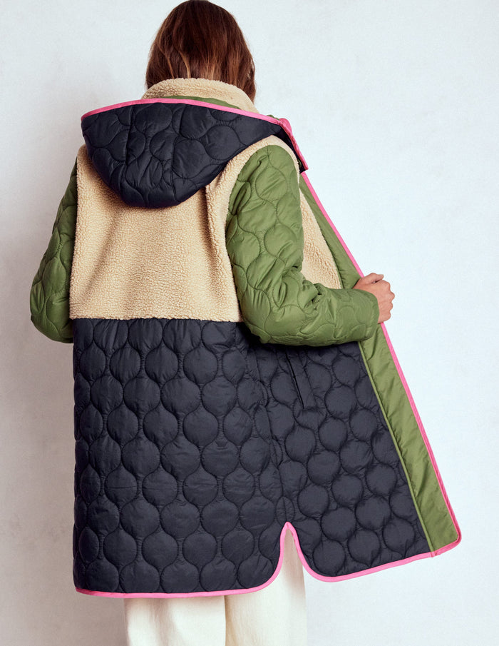 Borg Mix Coat Multi Borg