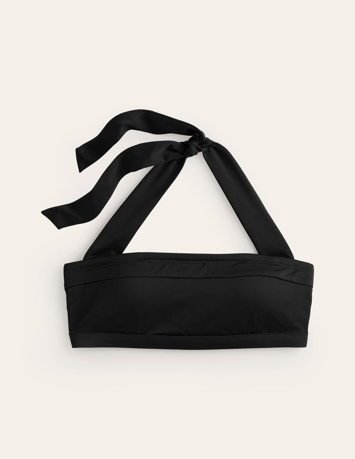 Santorini Bikini Top Black