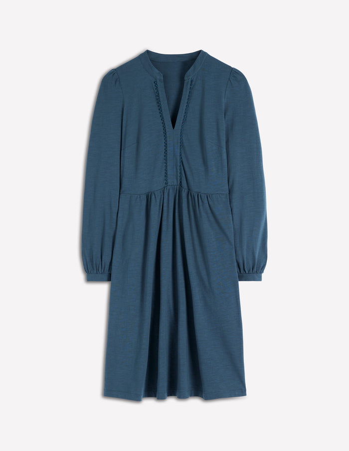 Naomi Relaxed Jersey Dress Midnight Ocean