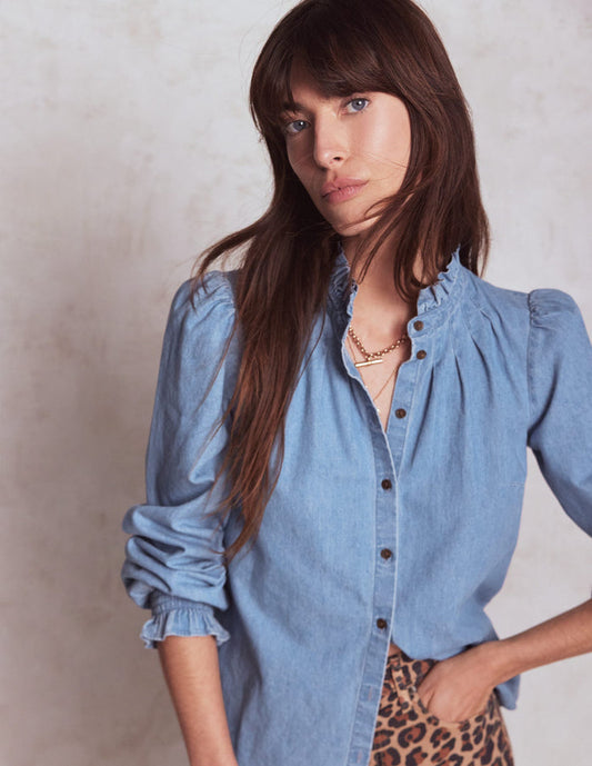 Lorna Denim Top Light Authentic