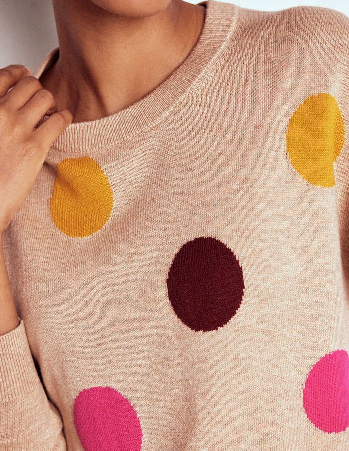 Natasha Novelty Sweater Multi, Spot