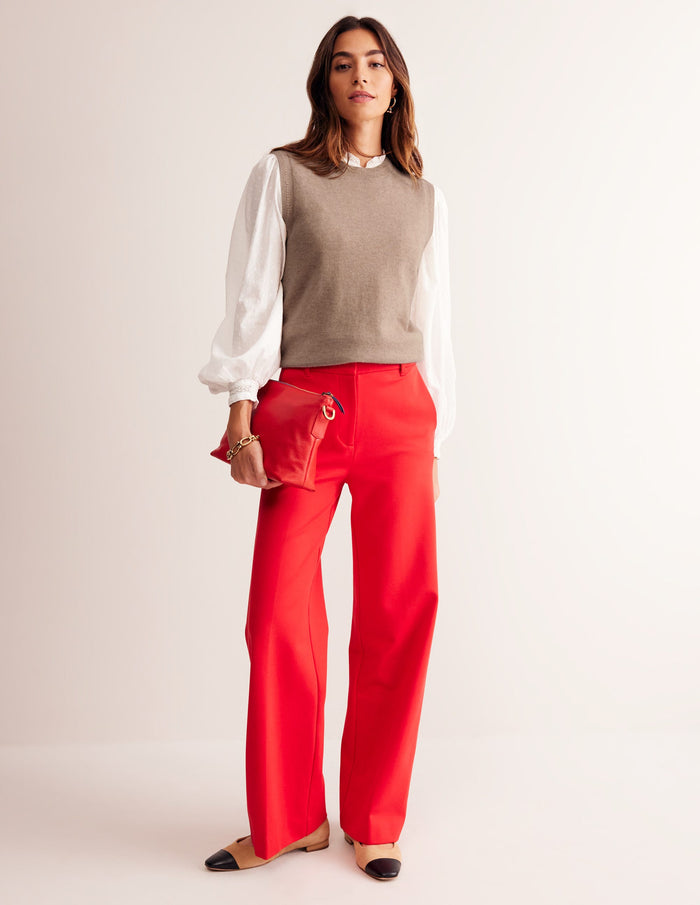 Eva Cashmere Vest Chinchilla Melange