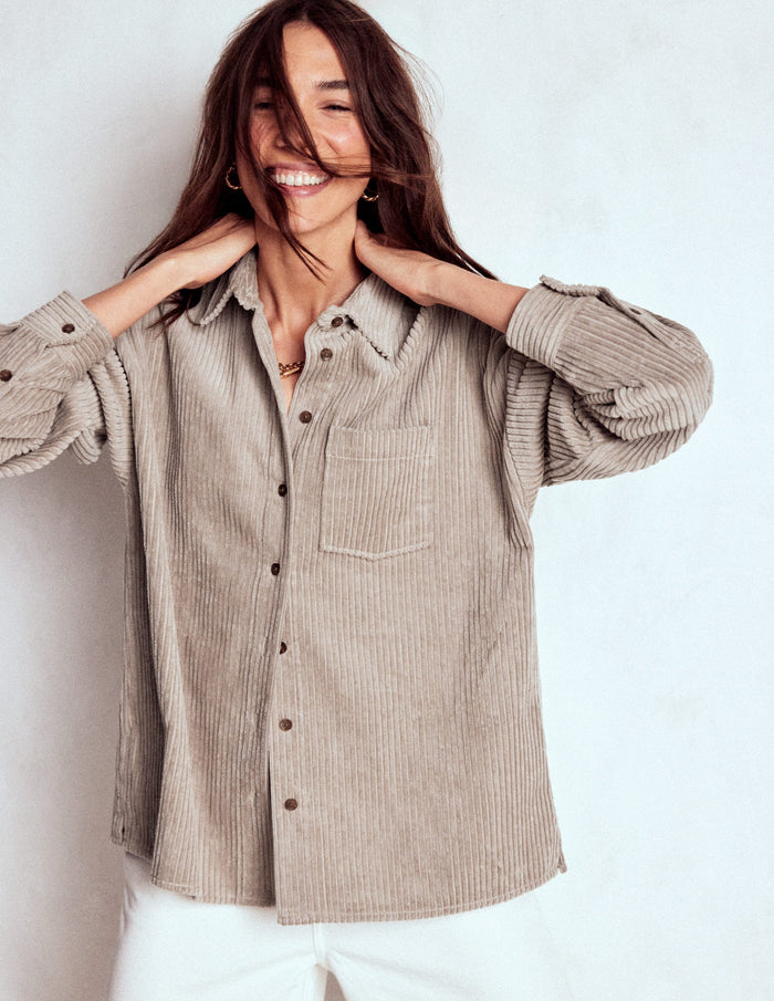 Cord Overshirt Nutmeg