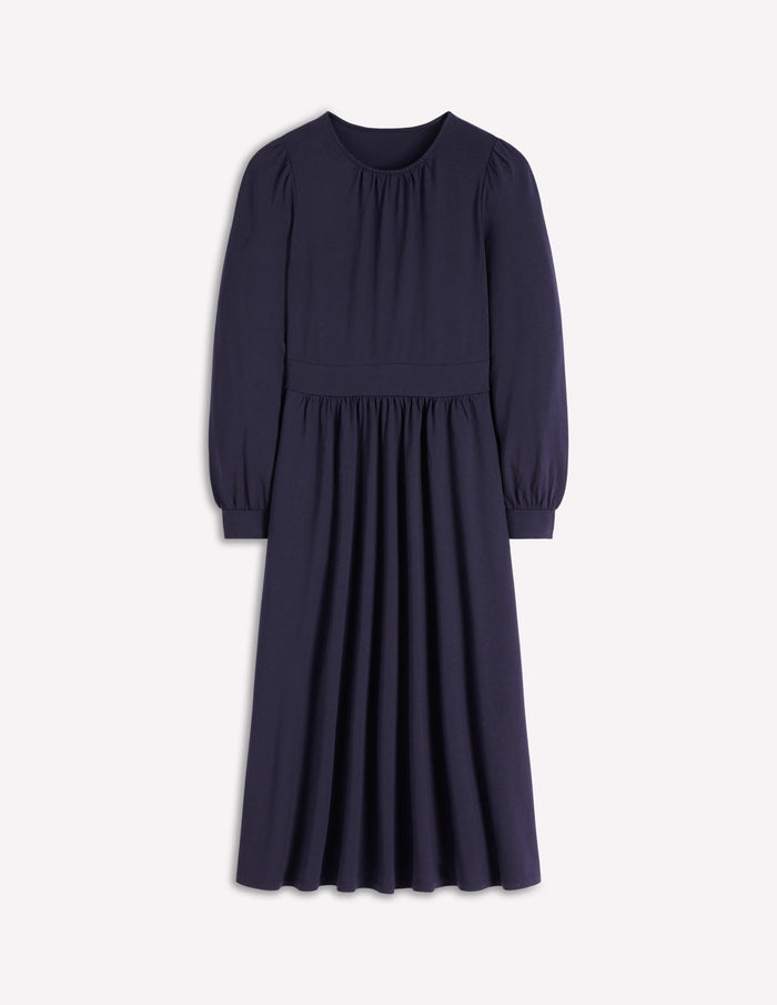 Alexandra Jersey Midi Dress Navy