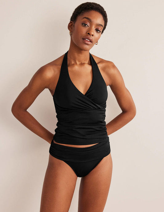 Levanzo Halter Tankini Top Black