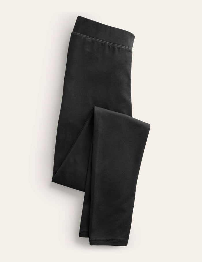 High Rise Jersey Leggings Black