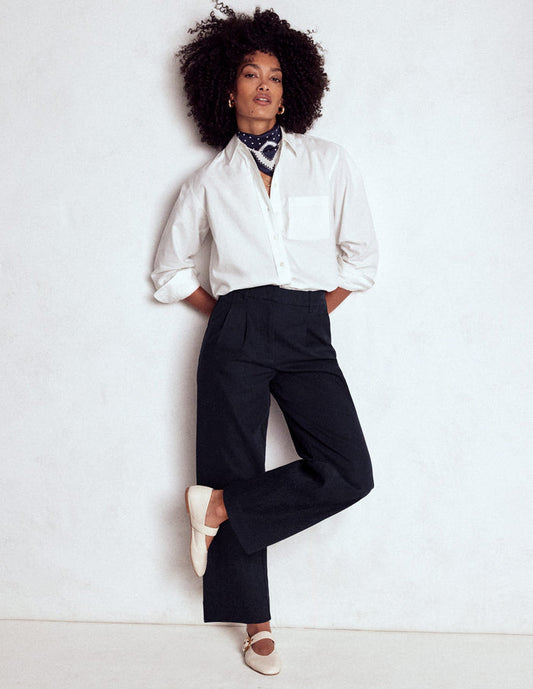 Bloomsbury Cotton Pants NAVY