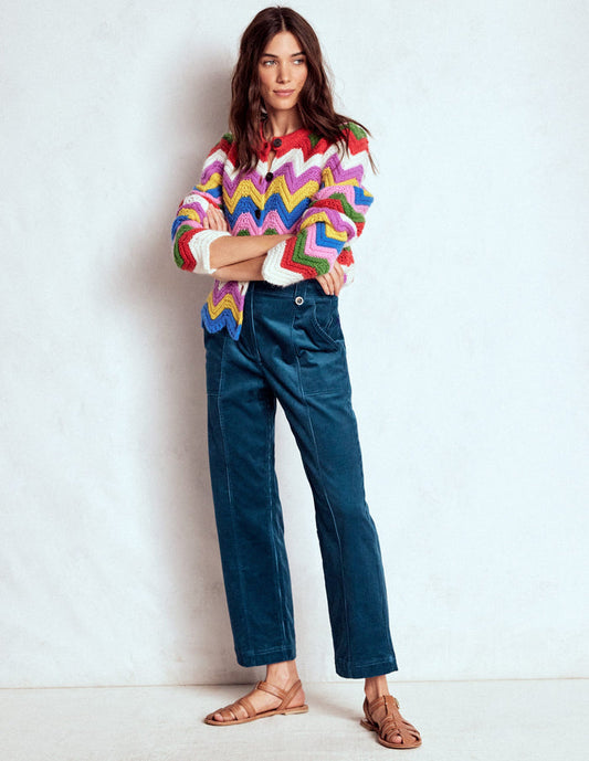 Pimlico Cord Pants Indigo Blue