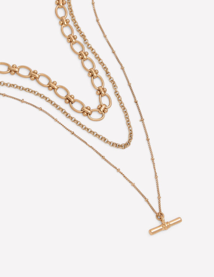 Layering Necklace Gold Colour
