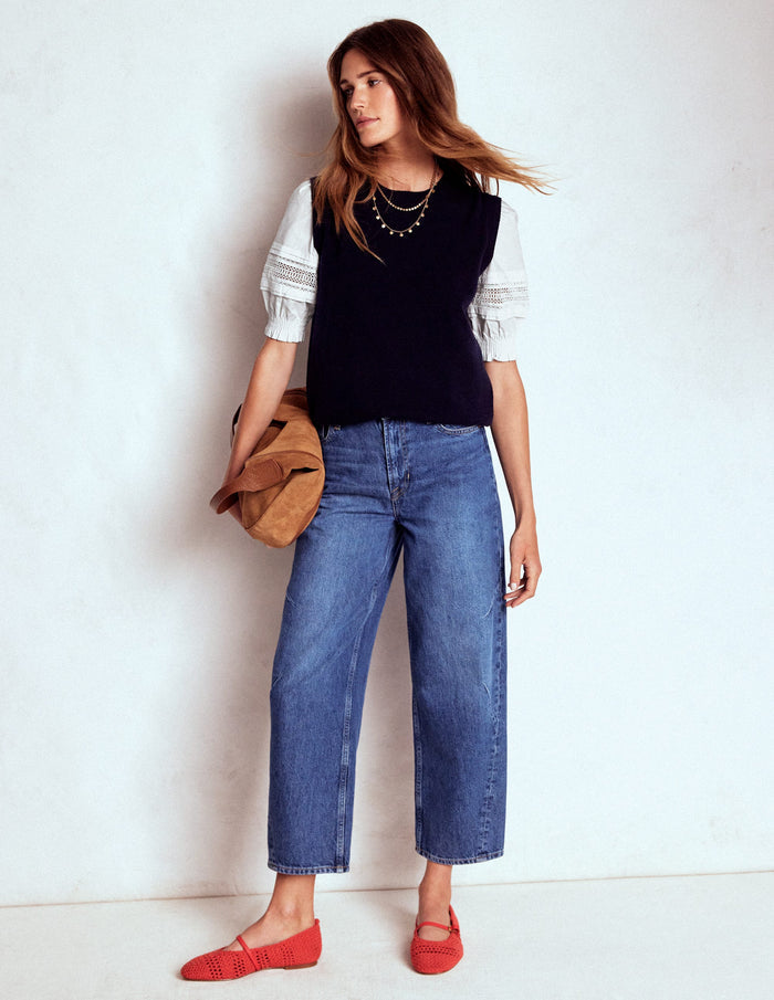 Lottie Puff Sleeve Top White