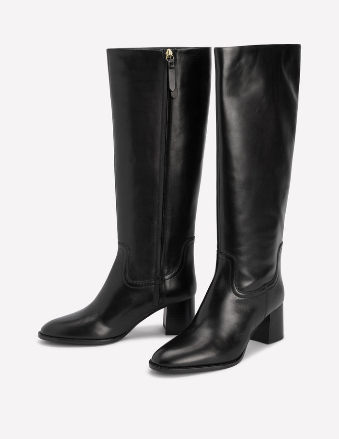 Skye Smart Knee Boots Black