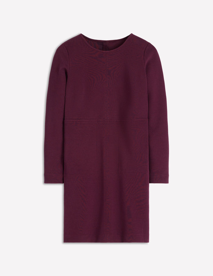 Cornelia Ottoman Dress Dark Cherry