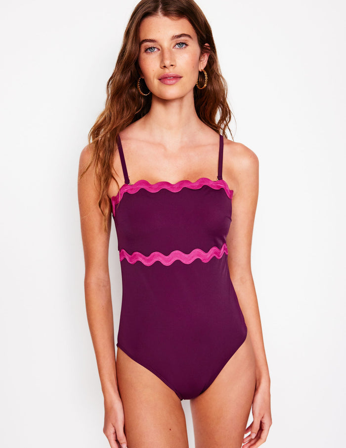 Giant Rik Rak Swimsuit Chocberry, Jewel