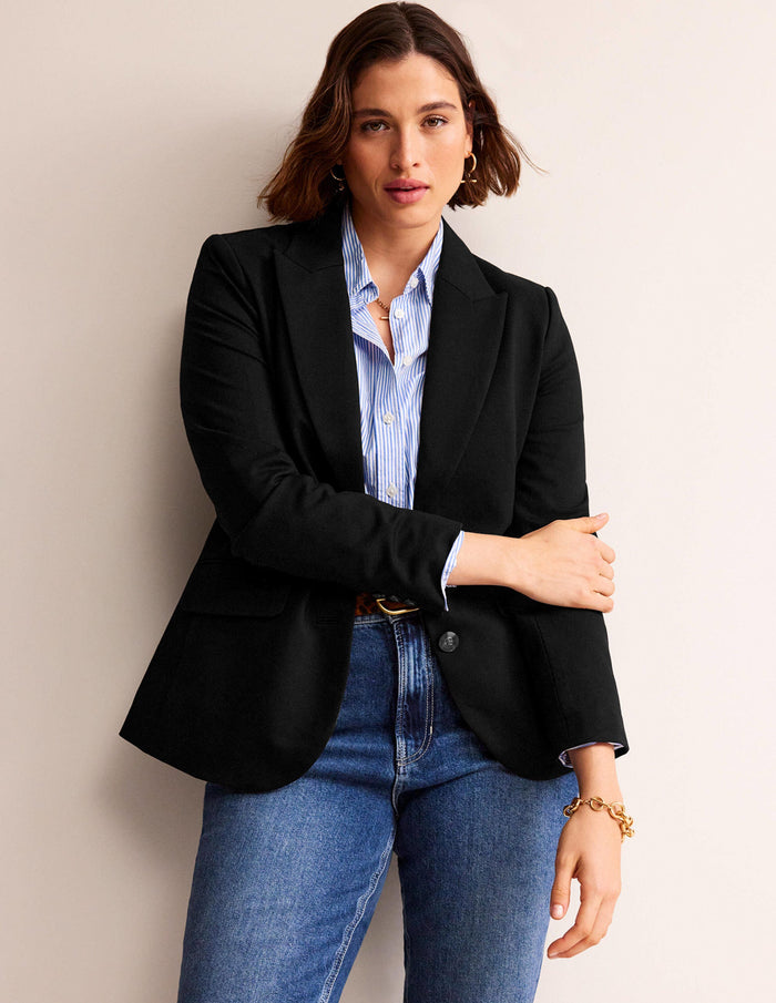 Marylebone Ponte Blazer Black