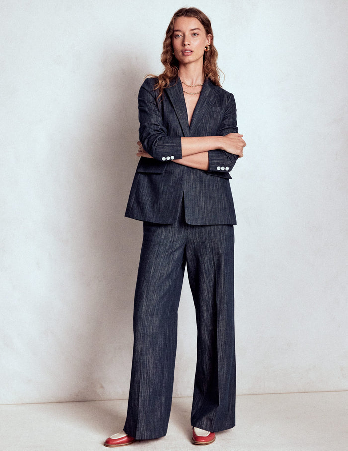Belgravia Twill Pants Navy Indigo