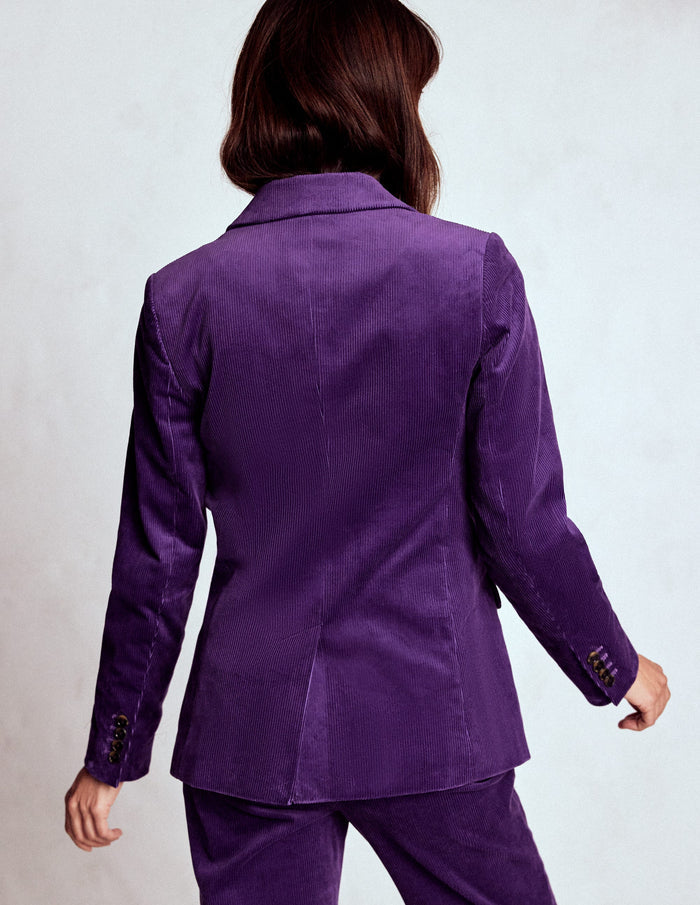 Stamford Cord Blazer Mystical Purple