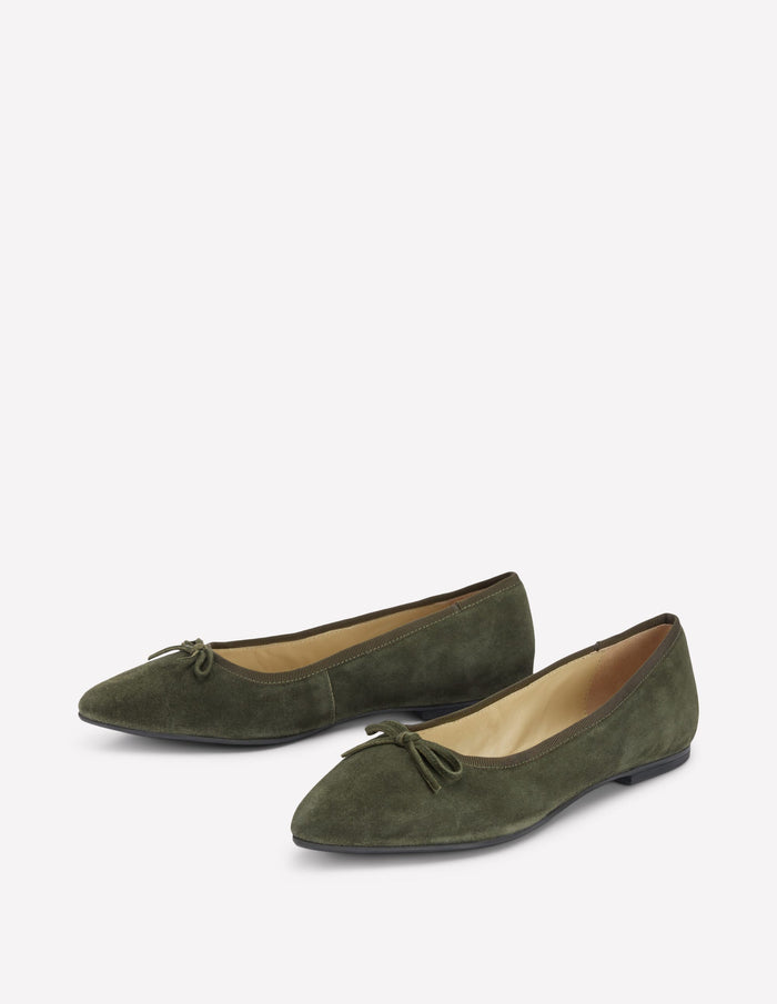 Point Flexi Sole Flat Dark Moss