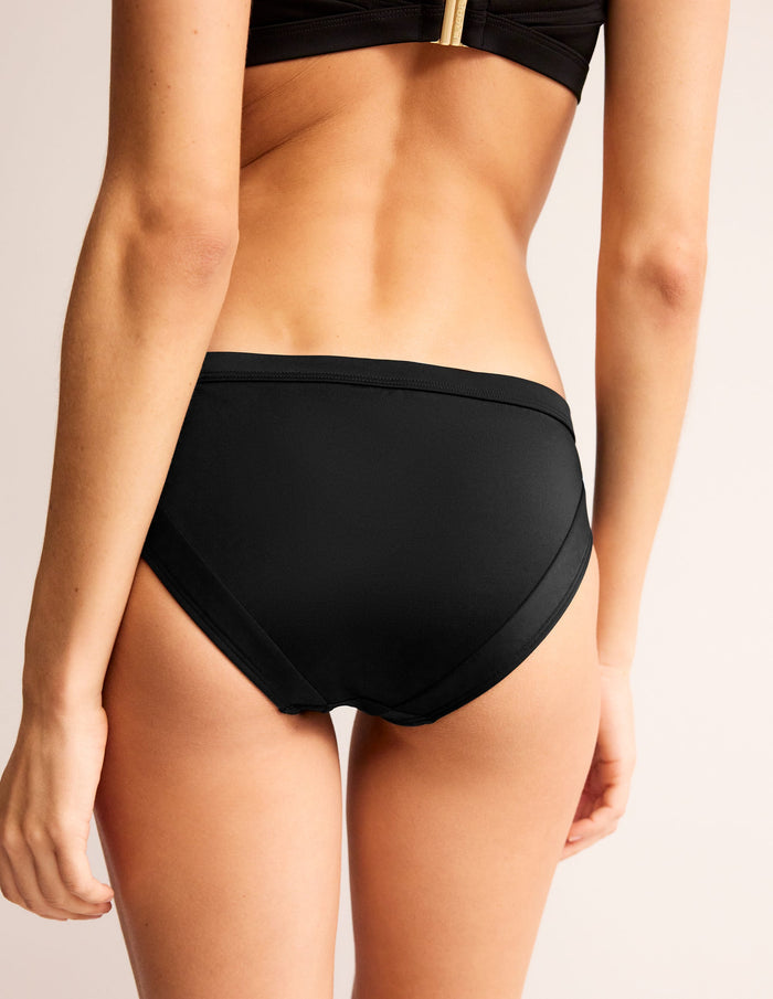 Santorini Bikini Bottoms Black