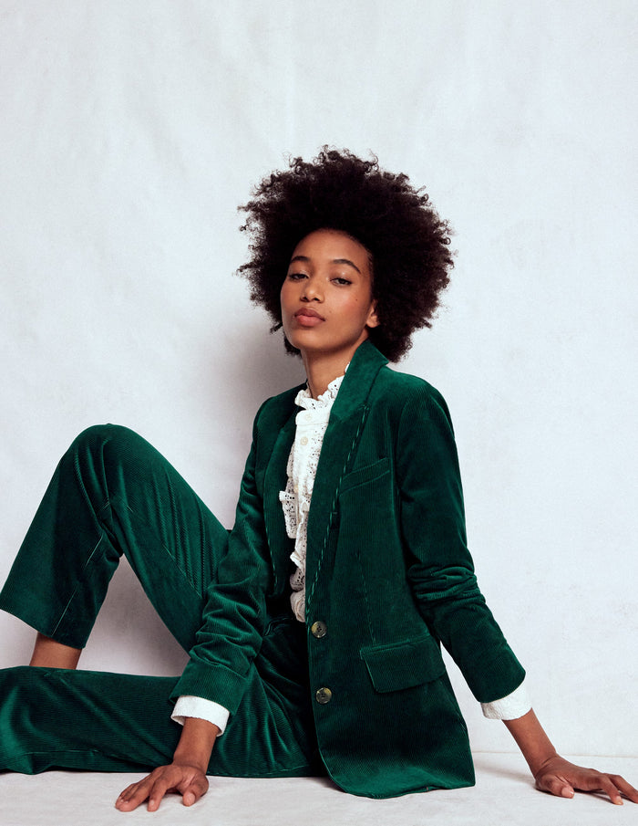 Stamford Cord Blazer Fern