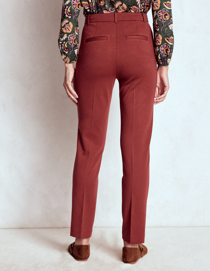Highgate Ponte Pants Chestnut