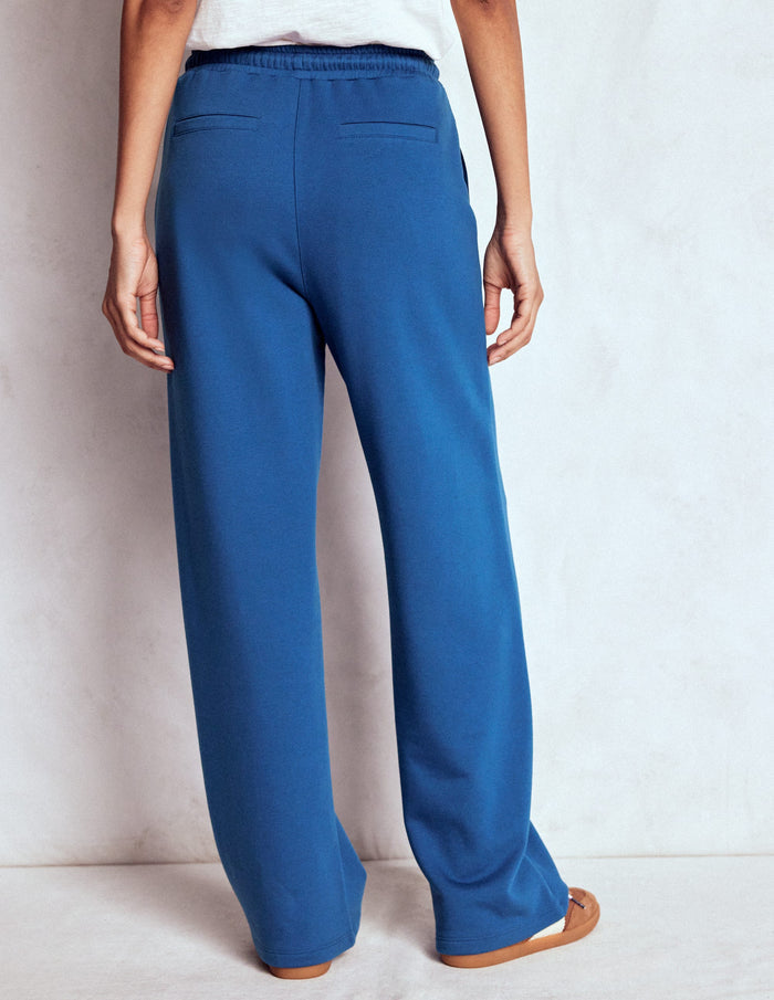 Wide Leg Joggers Tourmaline Blue