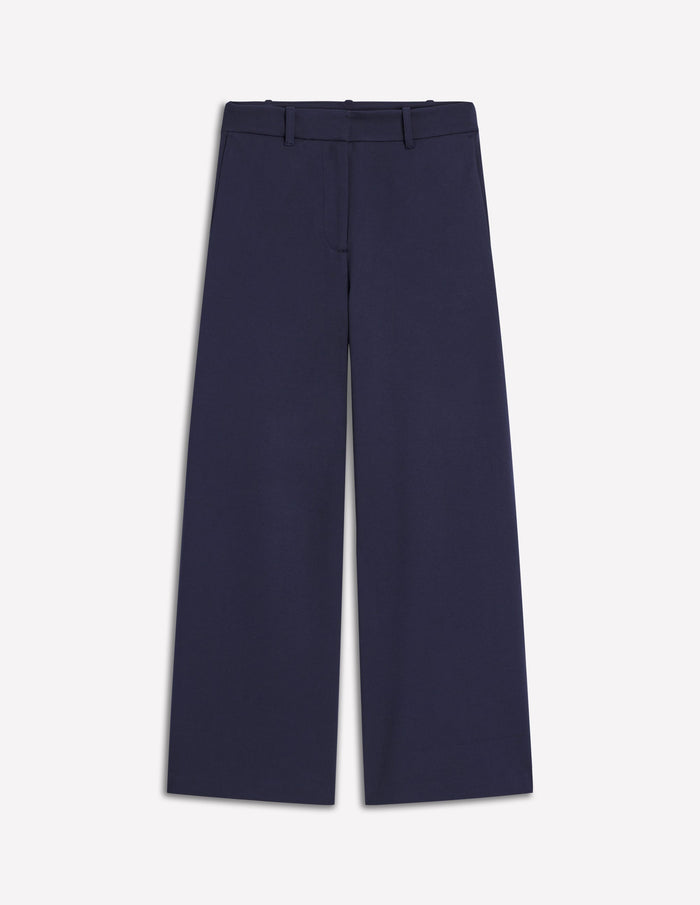 Belgravia Ponte Crop Pants Navy