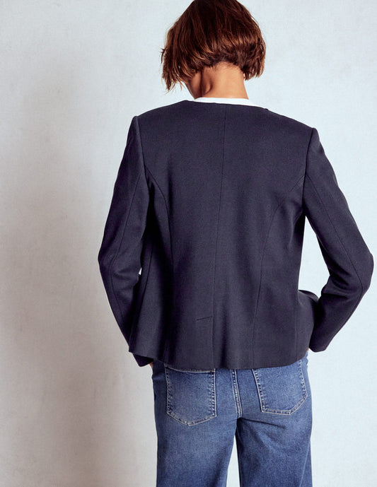 Hampstead Ponte Twill Blazer Navy