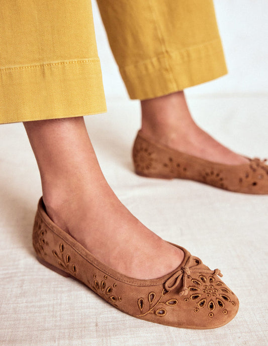 Cut Out Ballet Flats Gingersnap