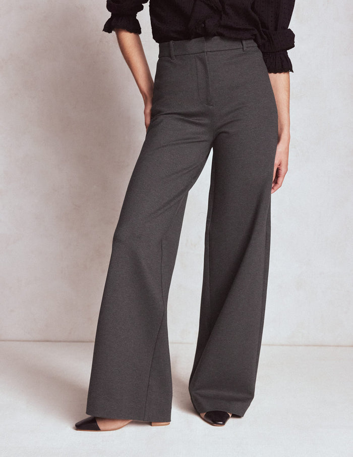 Belgravia Ponte Pants Charcoal Grey