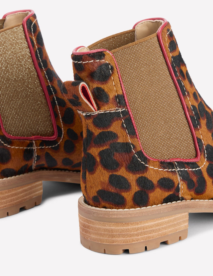 Freya Chelsea Boots Leopard