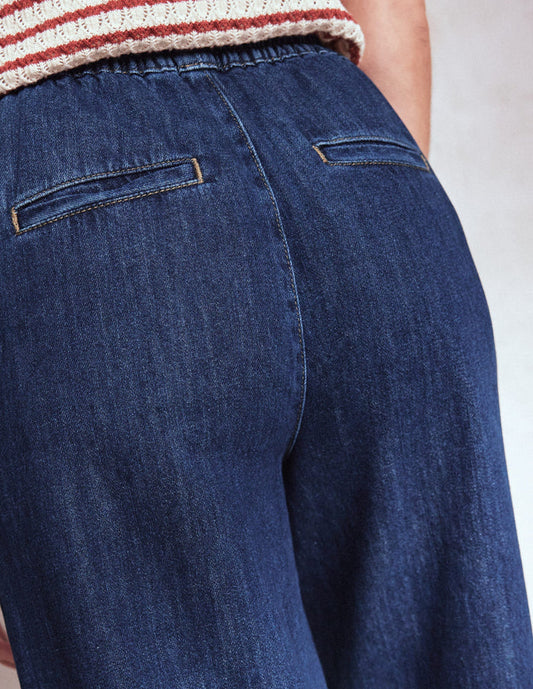 Drawcord Denim Pants MID WASH