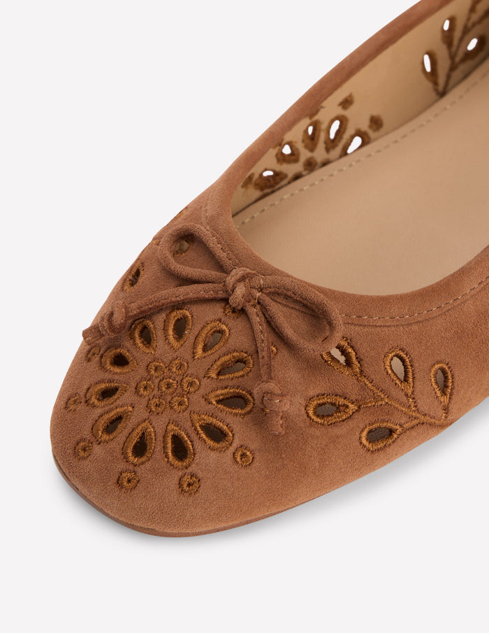 Cut Out Ballet Flats Gingersnap